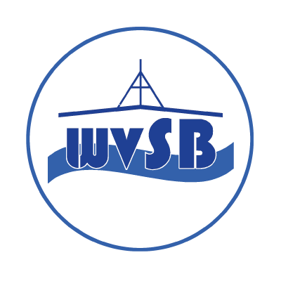 Logo des IuVSB mit stilisiertem Schiff und Wellen in Blau, das den Verein repräsentiert.
