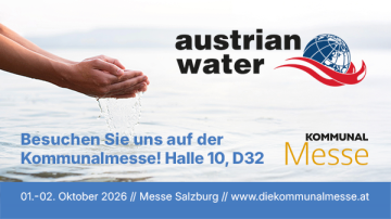 Austrian Water auf der Kommunalmesse 2026 in Salzburg